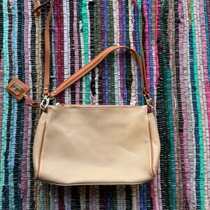 Valentina Cream Crossbody Bag